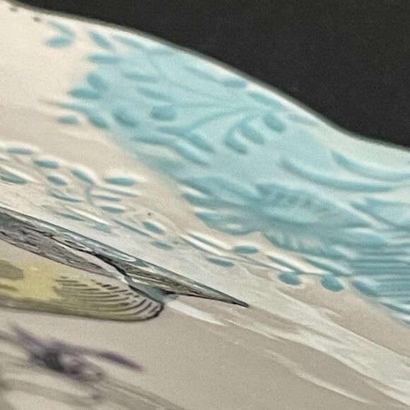 ~ Macy's "Edie Rose Home" Bird Butterfly Accent Salad Plate 9" Bloom Collection~ - Picture 4 of 11